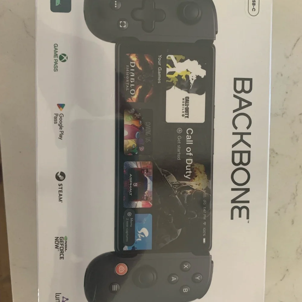 NIB! Factory sealed! Apple Backbone handheld Console - Black